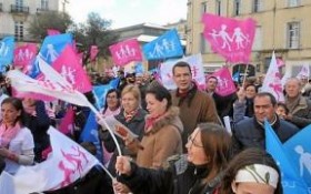 Manifestation: à quelques jours des premiers mariages, les anti à nouveau dans la rue